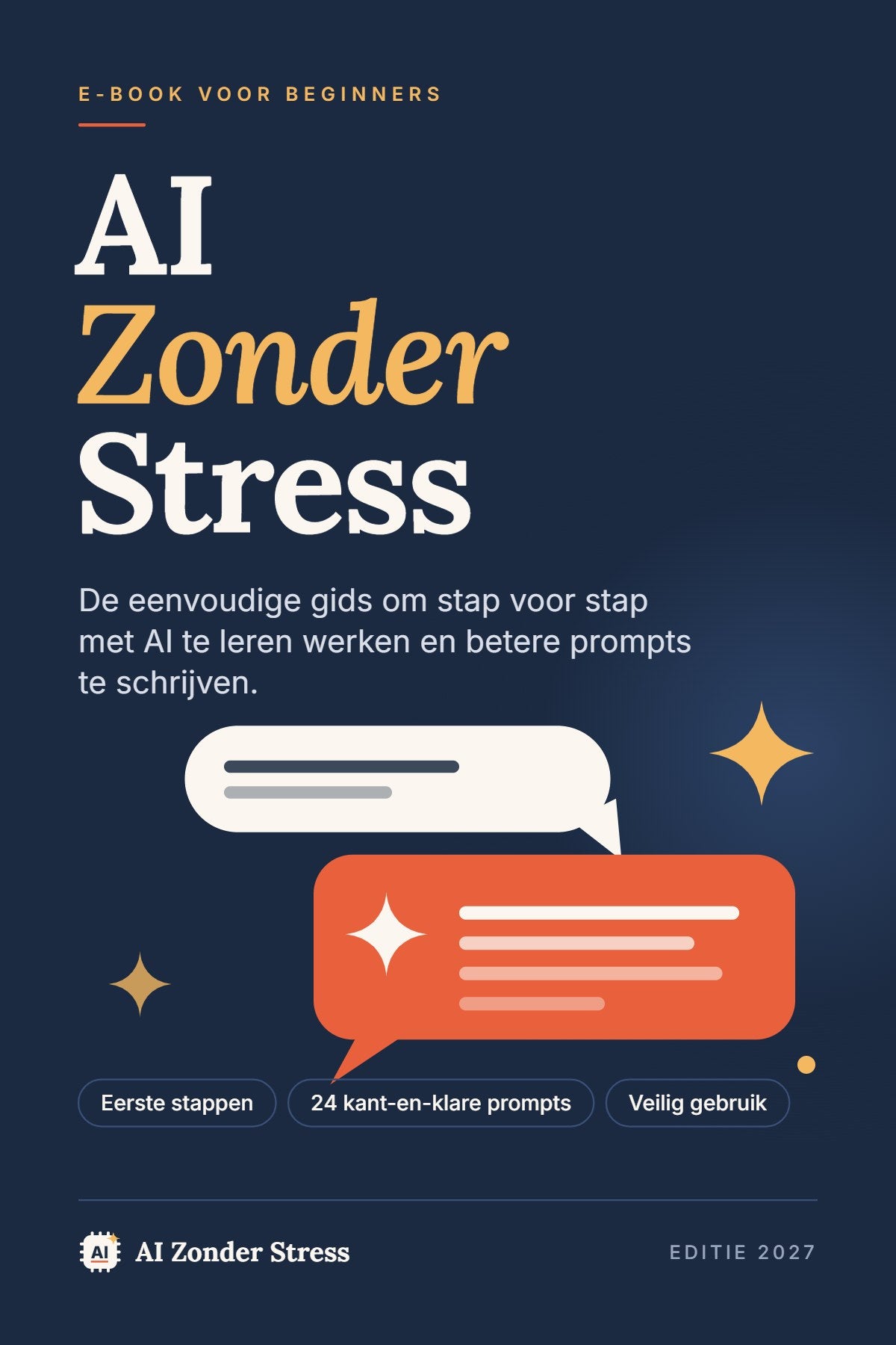 Cover AI Zonder Stress – Nederlandse editie